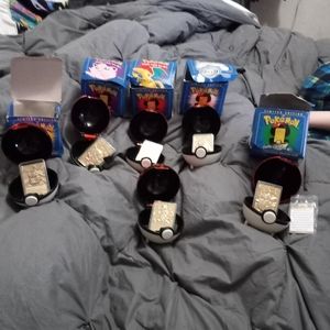 Rare 90s 24ct Gold full set of Pokémon cards with Nintendo C.O.A